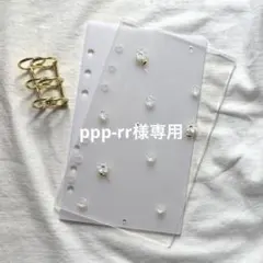 ppp-rr様専用　アクリル　バインダー　お花　A6