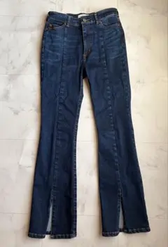 本日10%OFF【Mila Owen】フロントスリットスキニーデニムパンツ