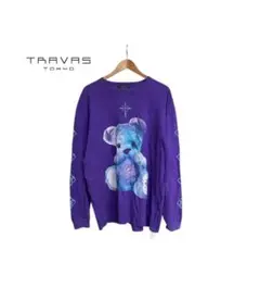 ★ トラバス　TRAVAS TOKYO ベア　プリント 長袖Tシャツ　ロンTのサムネイル