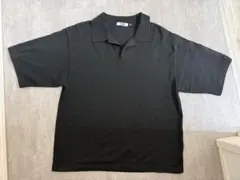 【2026SS】Uniqlo U スキッパーポロセーター ブラック M