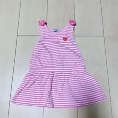 ミキハウスボーダーワンピース80サイズ