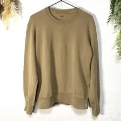 UNIQLO クルーネックスウェット Mサイズ ブラウン系