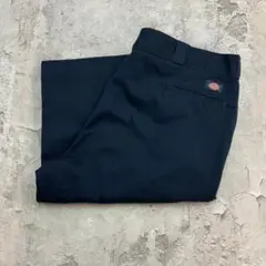 ディッキーズ　Dickies　874　ワークパンツ　古着　ネイビー　W42