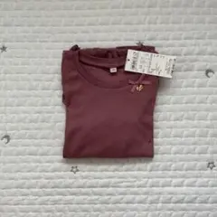 新品未使用　anyFAM 肩フリル　長袖シャツ　120 ピンク