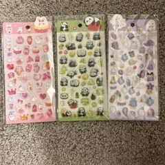 可愛いボンボンドロップ風シール3点まとめ売り⭐︎