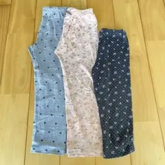 キッズ レギンス パンツ 3点セット 120cm 女の子 ユニクロ 他