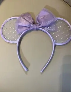 ディズニー　カチューシャ　メッシュミニー