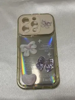 iPhone15pro リボン　ケース