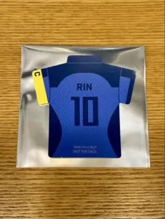 ブルーロック展 入場特典 糸師凛 ユニフォーム型ステッカー