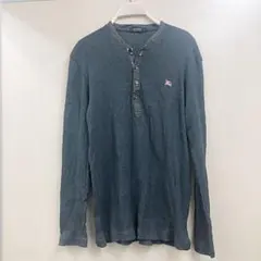 ヘンリーネック 長袖カットソー