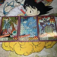 ドラゴンボールZ スーパーバトル 4 1992年製 プリズム 3枚まとめ ドラゴンボールZ スーパーバトル 4 1992年製 プリズム 3枚まとめ