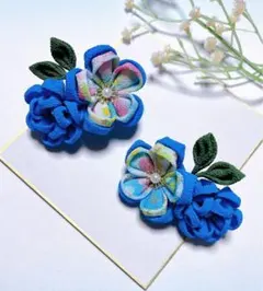 つまみ細工 髪飾り 七五三髪飾り　成人式 和装　入学式 卒業式 前撮り　着物小物