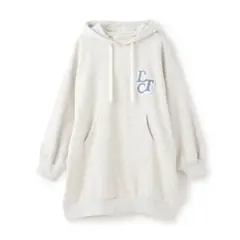 サガラワンポパーカワンピース シロ杢 160 ラブトキシック