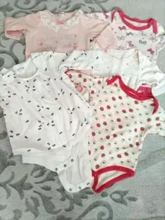 長袖ロンパース70 5枚まとめ売り