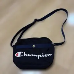 Champion ブラック ショルダーバッグ