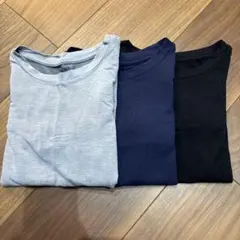 ユニクロ 極暖ヒートテック 3枚セット（グレー・ネイビー・ブラック）120