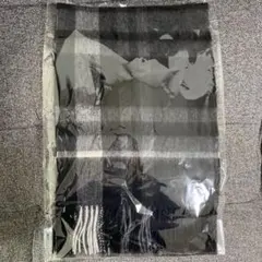 COMME CA MEN チェック柄マフラー