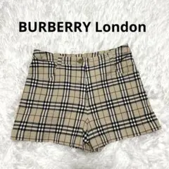 ✨極美品✨バーバリーロンドン ショートパンツ ノバチェック 金ボタン 150A
