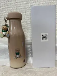 スターバックス　リッドカバーベアチャーム付き　ステンレスボトル