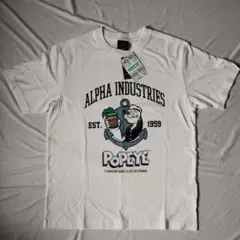 ALPHA INDUSTRIES POPEYE Tシャツ Mサイズ　エドウィン
