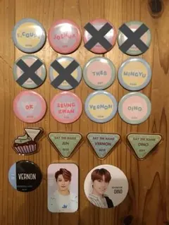 SEVENTEEN 缶バッジ