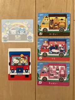 どうぶつの森 amiiboカード　サンリオ