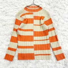 STAYMOTION ステイモーション ハイネックトップス マルチボーダー 春