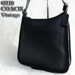 Vintage Coach オールドコーチ✨️グラブタン　ワンショルダーバッグ　黒