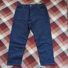 ダークブルー ストレートレッグデニム 4L