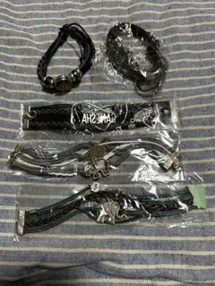 チャーム付きブレスレットセット　5本セット