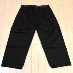 美品！ラルフローレン ポロチノ W34 L30 ツータック ブラック チノパン