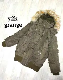 y2k 森ガール 平成ギャル モッズコート ギャザーブルゾン ファー ボア