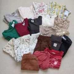 女の子110夏秋衣料品 まとめ売り 21点セット