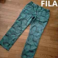 ともぞう様専用FILA 防寒 ストレッチ チェックボンディング ゴルフパンツ