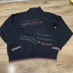 Munsingwear ゴルファー用黒セーター
