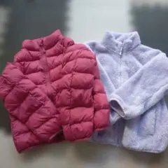 UNIQLO 120サイズ　ジャンパー　フリース　セット