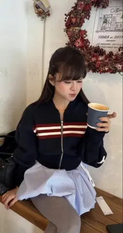 Eaphi JUNO ZIPPER KNIT新品