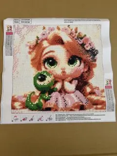 ダイヤモンドアート 完成品　ラプンツェル