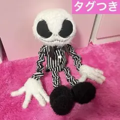 ナイトメアビフォアクリスマス ジャック ぬいぐるみ タグつき【平成レトロ】
