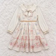 希少♡﻿LIZLISA♡﻿Tiny Swan Ballerina 柄ワンピース