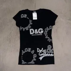 D&G DOLCE&GABBANA ドルガバ Tシャツ y2k ロゴT ラメのサムネイル
