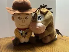 ウッディ&ブルズアイ ぬいぐるみ　トイ・ストーリーうるりぃみぃ