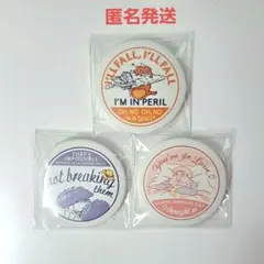 ジブリ ハウルの動く城 缶バッジ 3点セット 美品 カルシファー 荒地の魔女