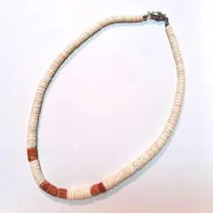 サンゴのビーズネックレス 約38cmのサムネイル