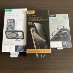 ESR 保護フィルムセット(透明) 【iPhone17Pro】 完品