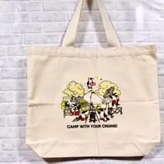 未使用 CHUMS キャンピング ブービーバード デザイン キャンバスエコバッグ