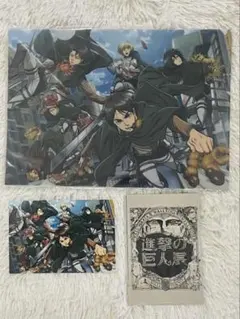 新品　進撃の巨人展 クリアファイル　ポストカード　大阪限定