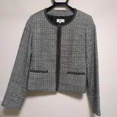 美品　ノーカラージャケット　フォーマル