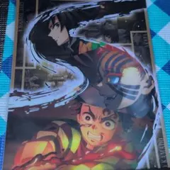 一番くじ 鬼滅の刃～姉の仇～ D賞　クリアポスター　竈門炭治郎　冨岡義勇　猗窩座