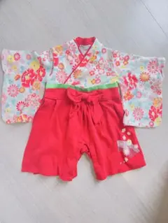TREFIORI 花柄着物　袴95cm以下